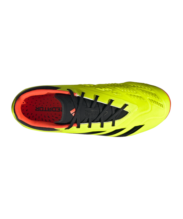 adidas Predator Elite FG Kids Energy Citrus Gelb Schwarz Rot - gelb