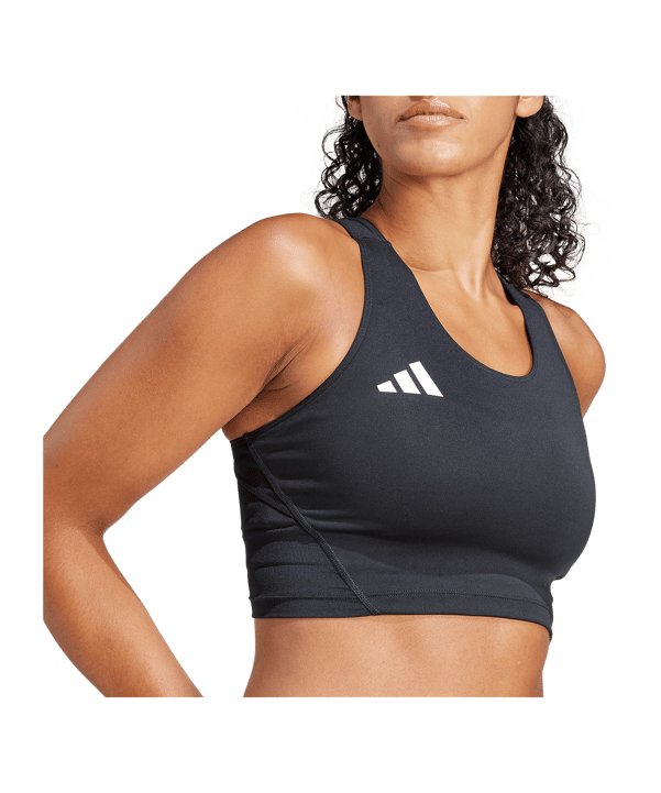 adidas Sport-BH Damen Schwarz - schwarz