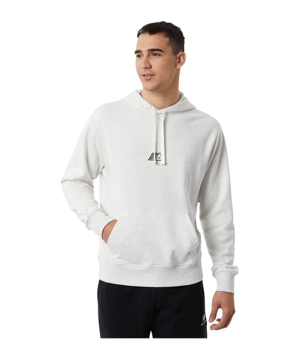 New Balance Essentials Fleece Hoody Grau FSAH - grau