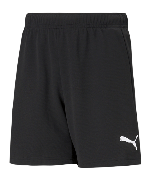 PUMA teamRISE Short Kids Schwarz Weiss F04 - schwarz