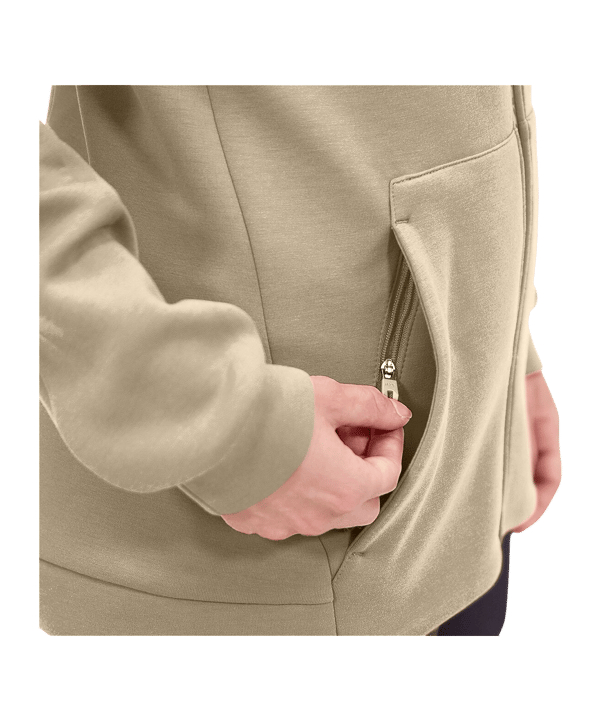 JAKO Pro Casual Jacke Damen Beige F385 - beige