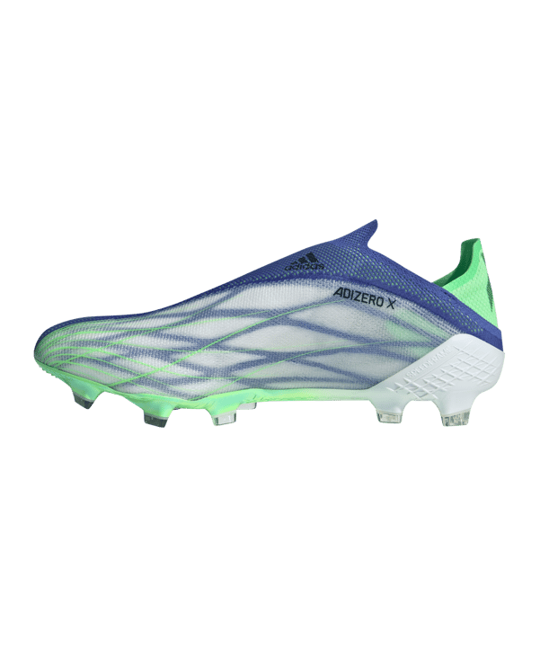 adidas X Speedflow+ Adizero FG Weiss Lila Grün - weiss