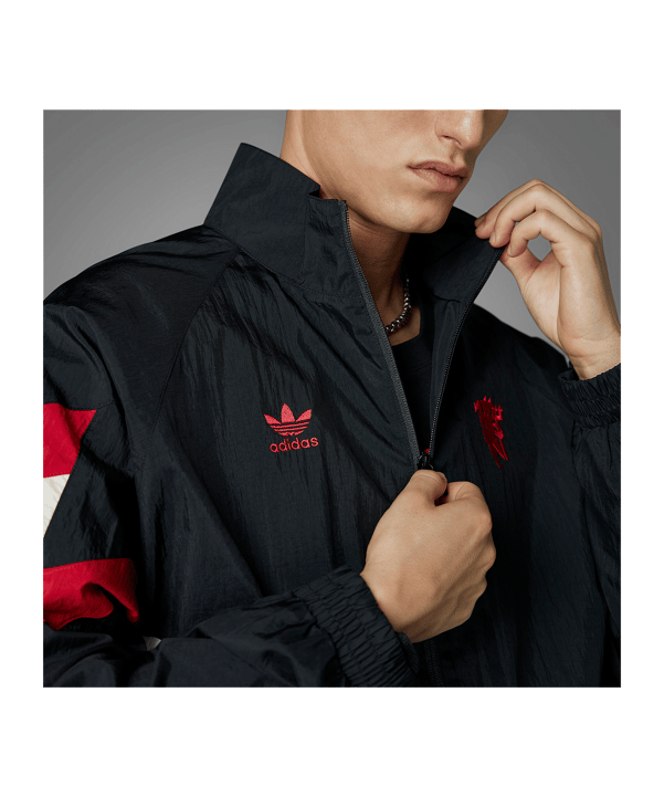adidas Originals Manchester United Sweatshirt Schwarz - schwarz