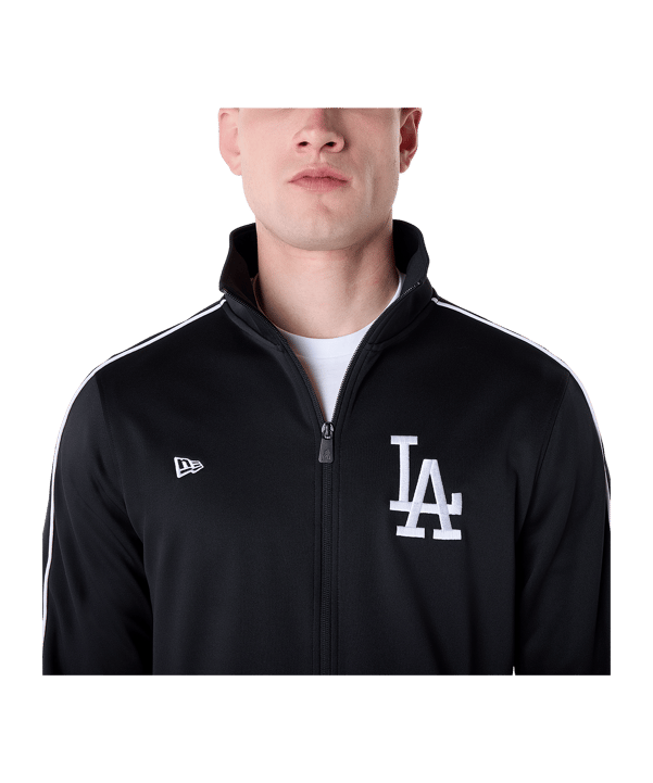 New Era MLB Los Angeles Dodgers Trainingsjacke Schwarz - schwarz