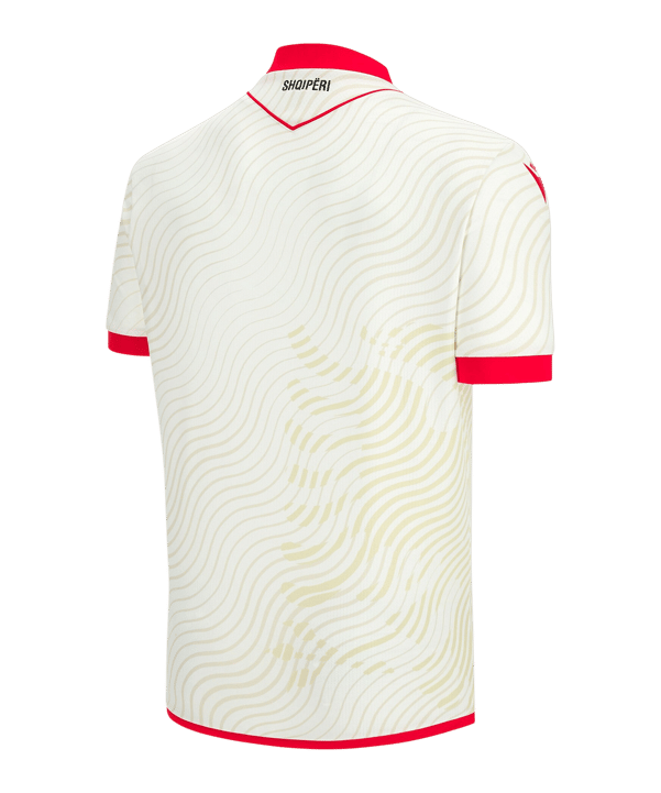 Macron FSHF Albanien Authentic Trikot Away WM 2026 Weiß - weiss