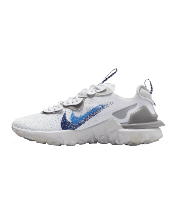 Nike React Vision Weiss Blau F100 - weiss