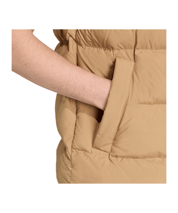 adidas Originals Tonal Puff Weste Braun - braun