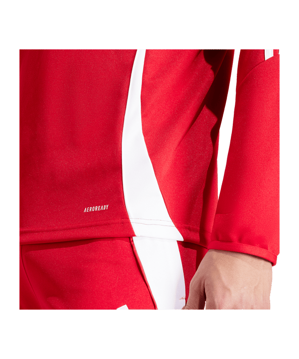 adidas Tiro 24 Trainingstop Rot Weiss - rot