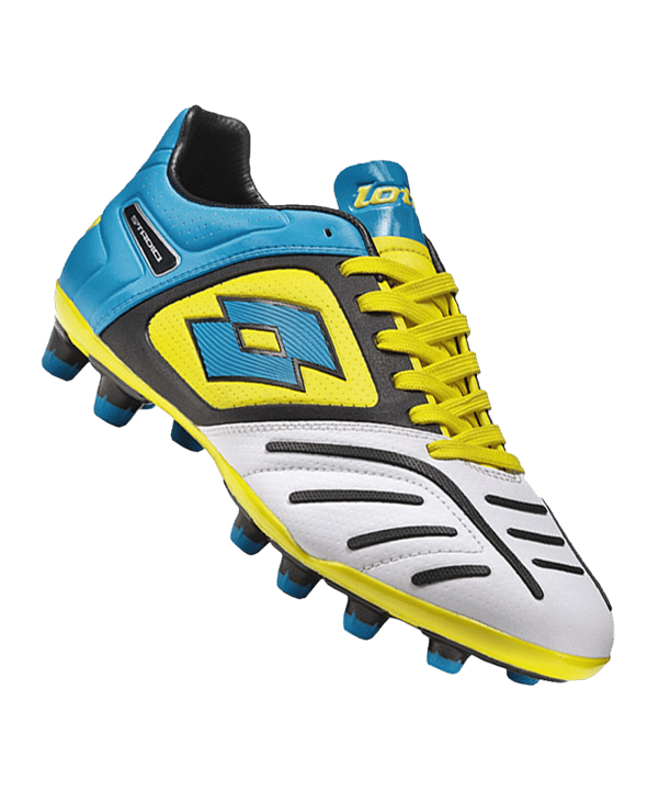 Lotto Stadio Potenza V 200 FG Weiss Blau - weiss