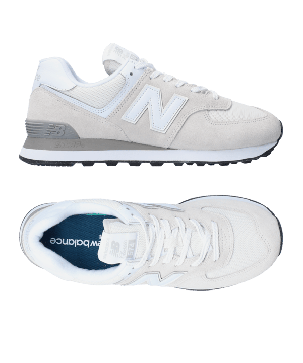 New Balance 574 Weiss FEVW - weiss