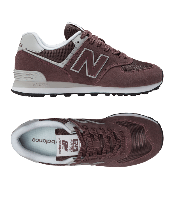 New Balance 574 Braun Rot - braun