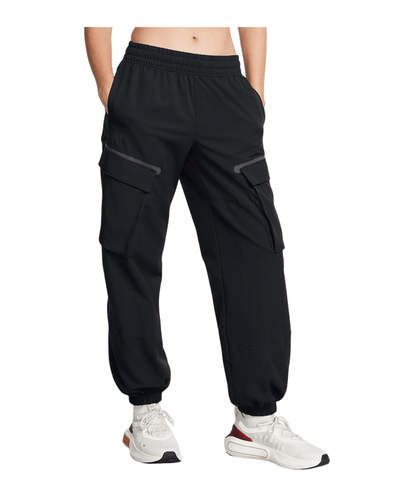 Under Armour Unstoppable Cargo Jogginghose Damen Schwarz F001 - schwarz