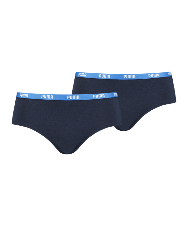 PUMA Iconic Hipster 2er Pack Damen Blau F009 - blau