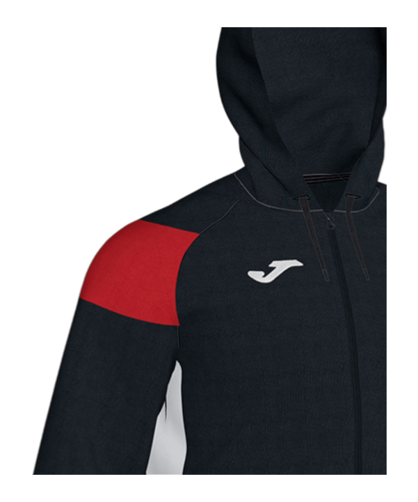 Joma Crew III Kapuzenjacke Schwarz - schwarz