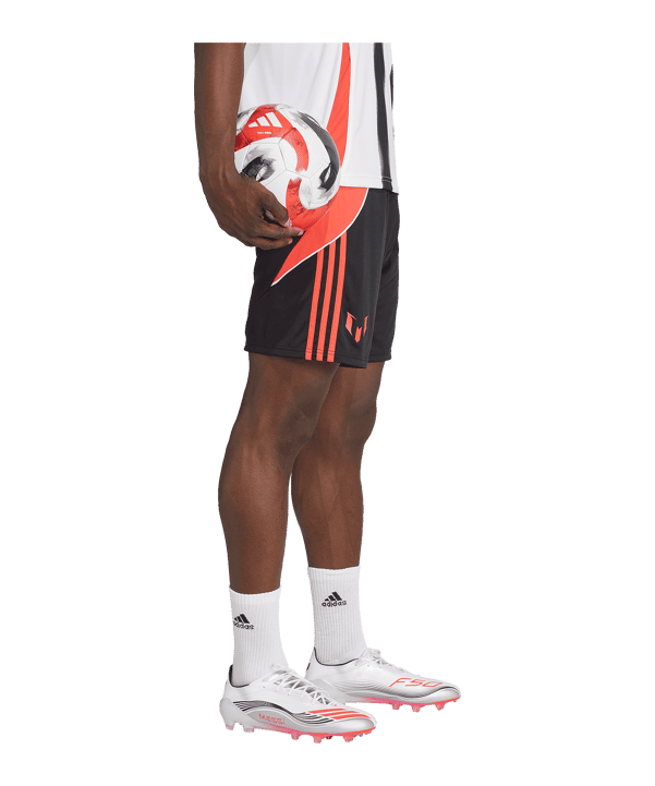 adidas Messi Short Schwarz - schwarz