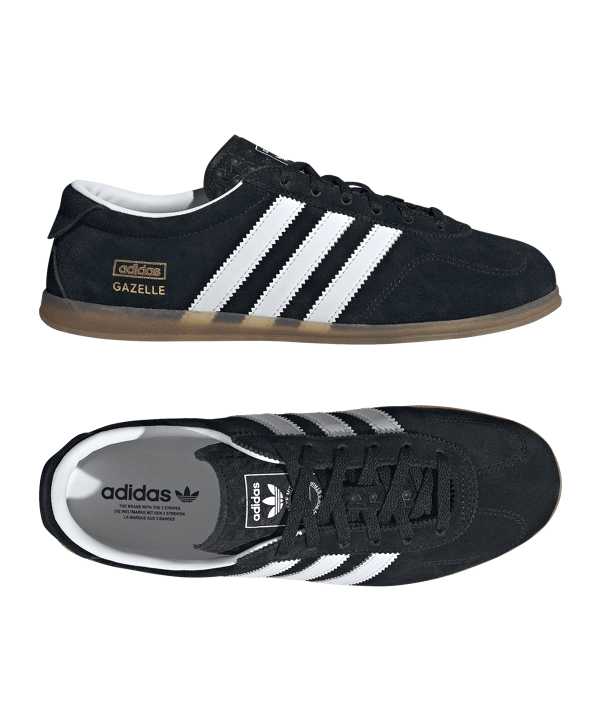 adidas Gazelle Lo Pro Damen Schwarz - schwarz