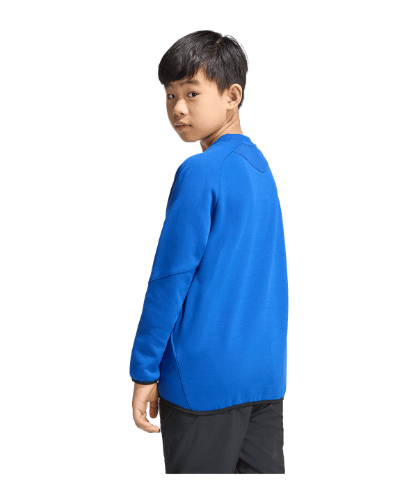 adidas Tiro Travel Sweatshirt Kids Blau - blau