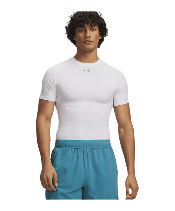 Under Armour HG Elite Comp. T-Shirt Weiß F100 - weiss
