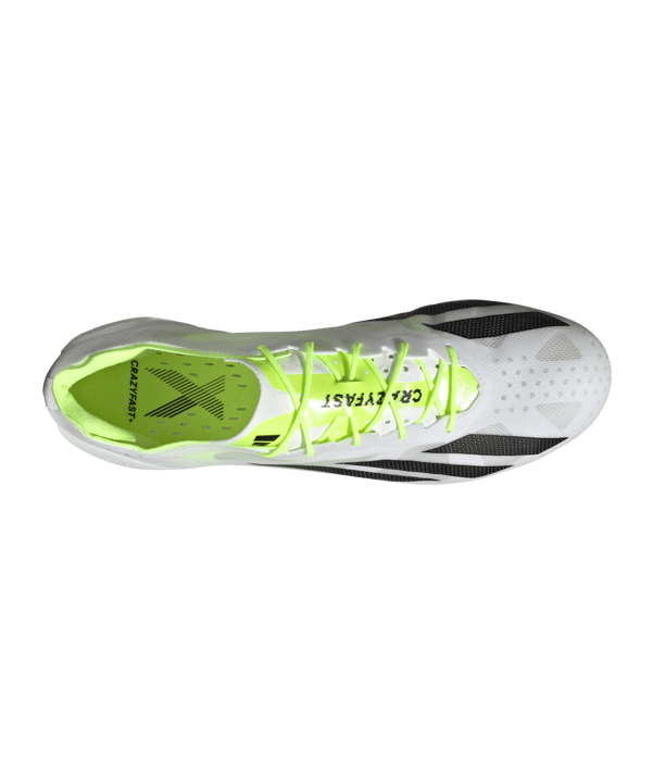adidas X Crazyfast+ FG Crazyrush Weiss Schwarz Gelb - weiss