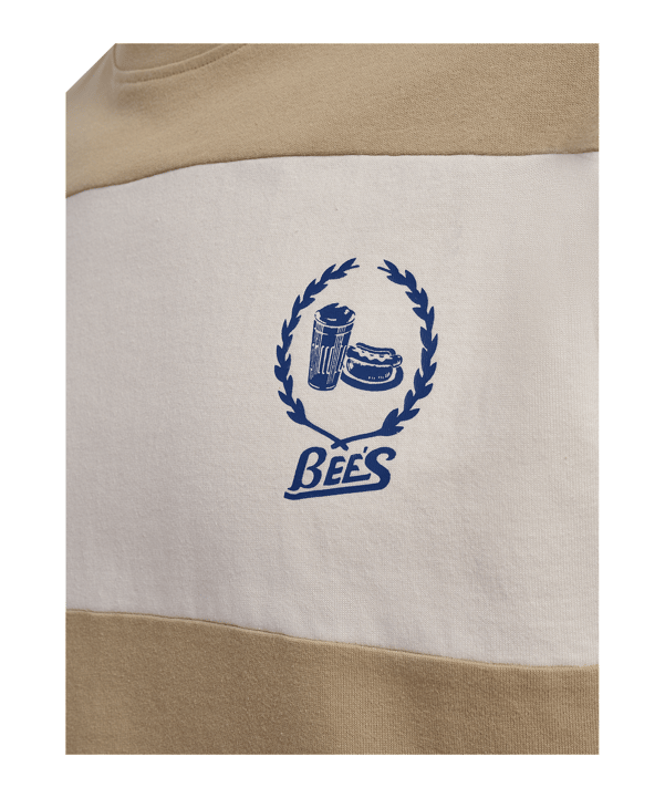 Hummel Loose Bees Stripe T-Shirt Weiß F9352 - weiss