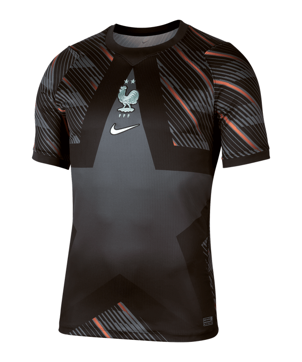 Nike FFF Frankreich Torwarttrikot WM 2026 Schwarz F010 - schwarz