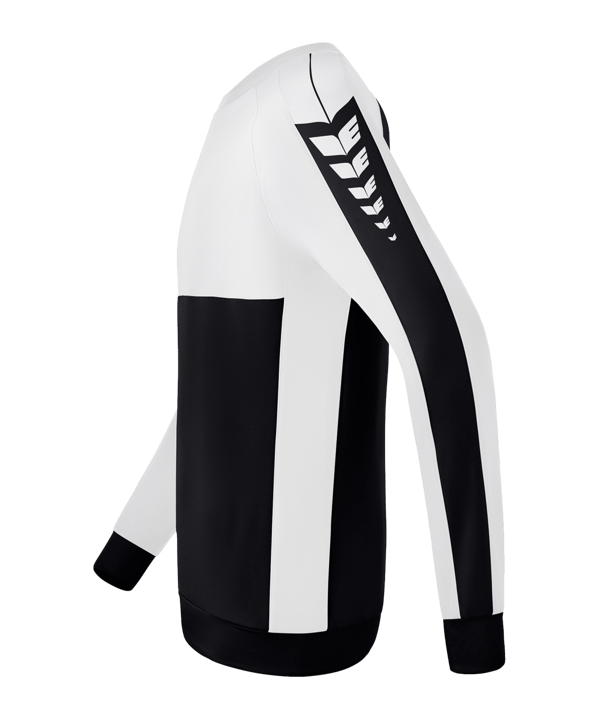 Erima Six Wings Sweatshirt Schwarz Weiss - schwarz