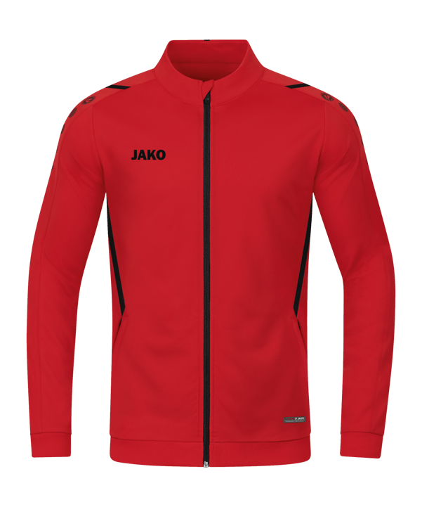 JAKO Challenge Polyesterjacke Rot Schwarz F101 - rot