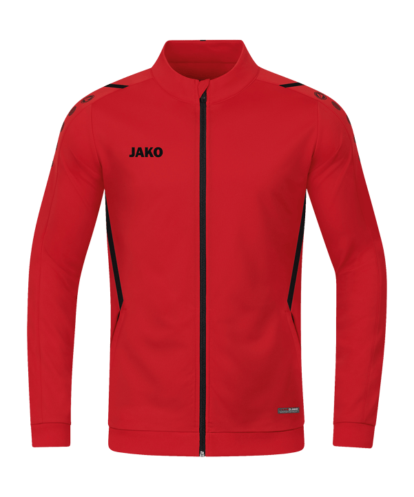 JAKO Challenge Polyesterjacke Rot Schwarz F101 - rot