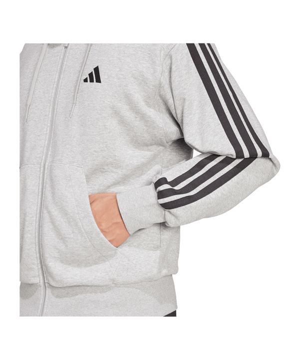 adidas Future Icons Kapuzenjacke Grau - grau