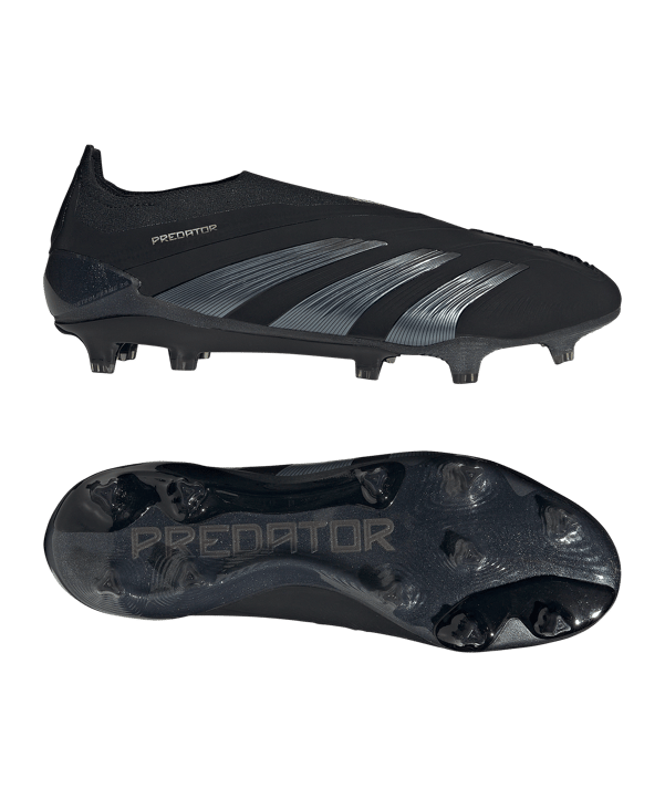 adidas Predator Elite LL FG Dark Spark Schwarz Grau - schwarz