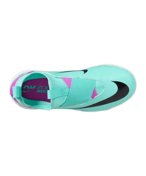 Nike Jr Air Zoom Mercurial Vapor XV Academy IC Peak Ready Kids Grün Pink F300 - gruen