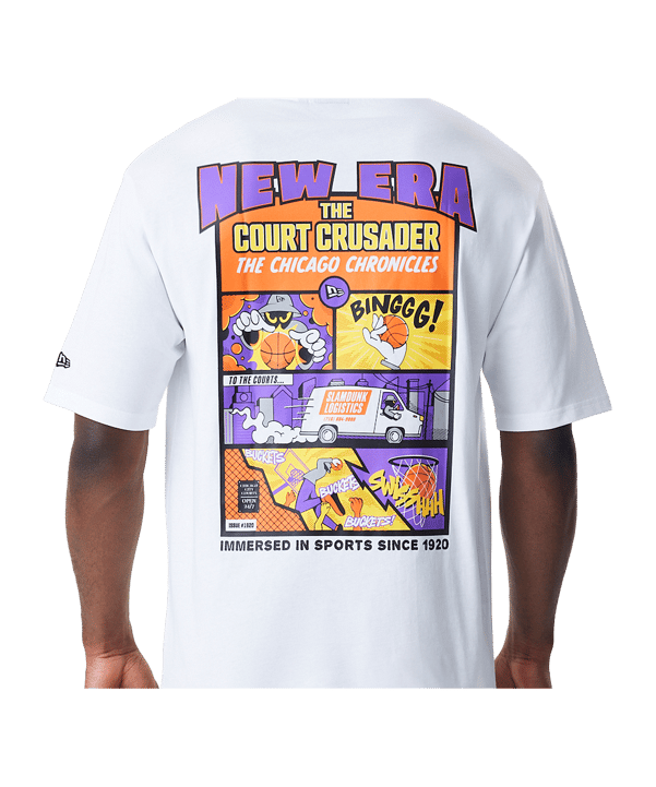 New Era Location Oversized T-Shirt Weiß - weiss