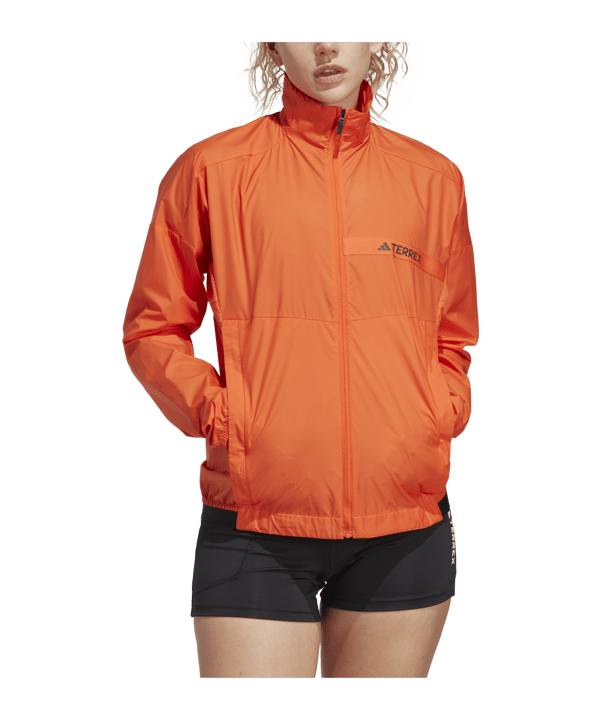 adidas Terrex Multi Wind Jacke Damen Orange - orange