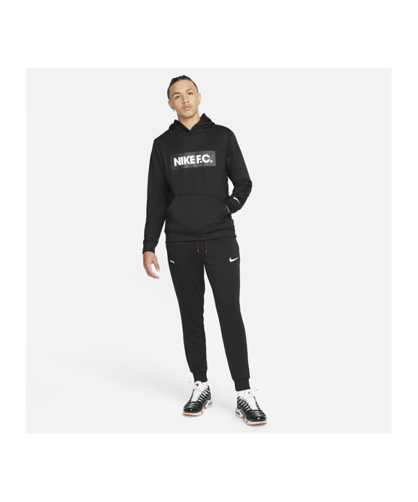 Nike F.C. Fleece Hoody Schwarz F010 - schwarz