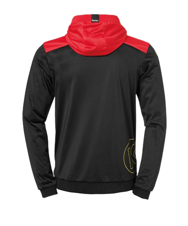 Kempa Emotion 2.0 Kapuzenjacke Schwarz Rot F09 - schwarz