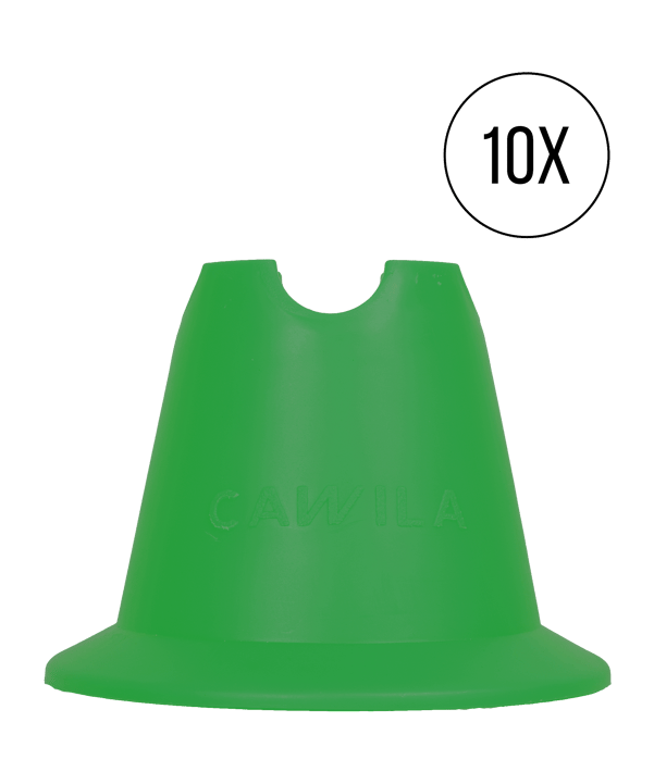 Cawila Mini-Pylone 10er Set Grün - gruen