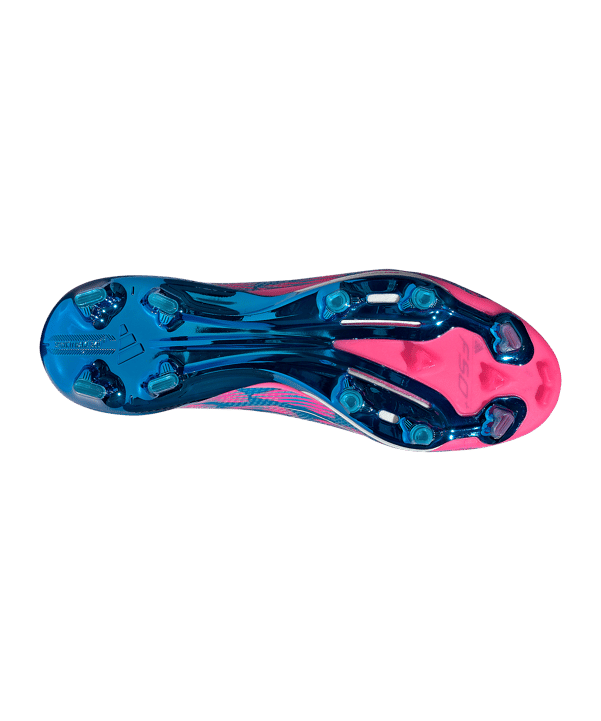 adidas F50+ FG Reemergence Blau Weiss - blau