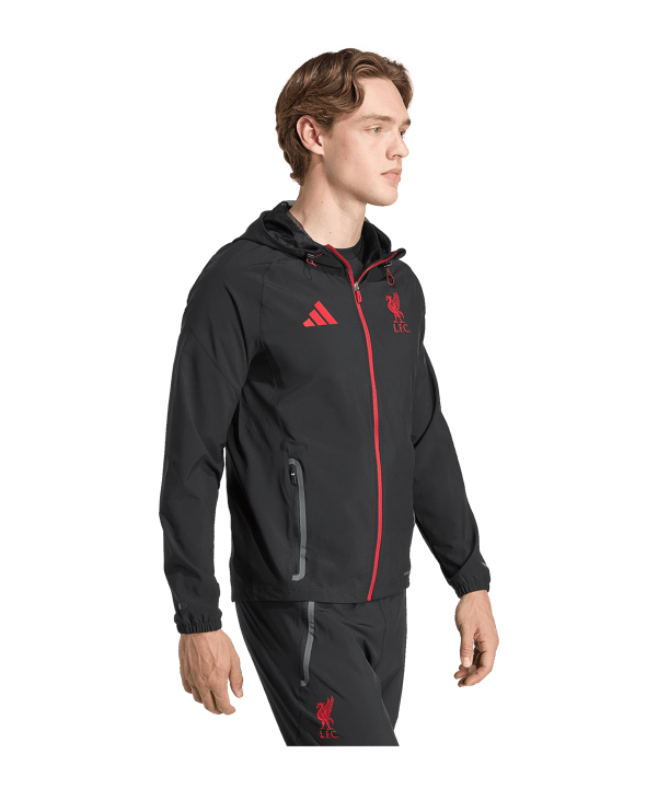 adidas FC Liverpool Tiro 25 Competition Jacke Schwarz - schwarz