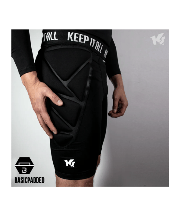KEEPERsport Unterziehose Basicpadded Schwarz F991 - schwarz