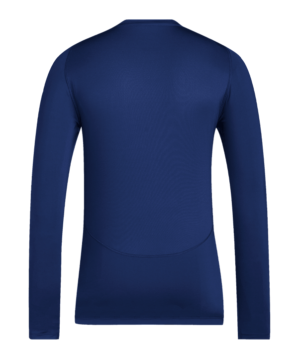 adidas Techfit Longsleeve Kids Blau - blau