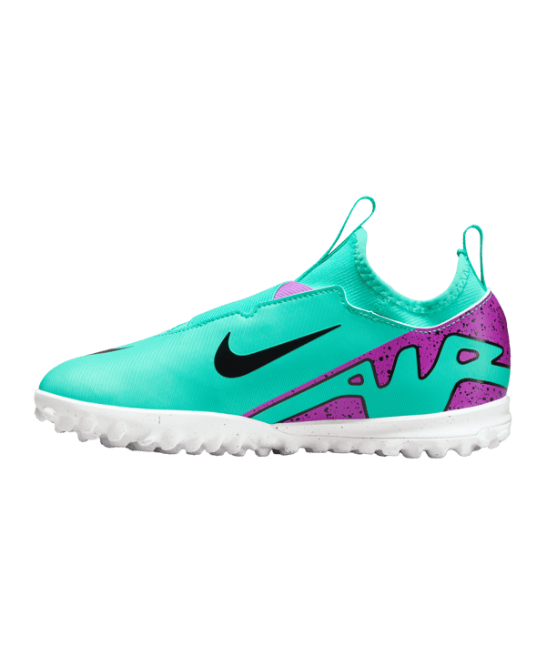 Nike Jr Air Zoom Mercurial Vapor XV Academy TF Peak Ready Kids Grün Pink Schwarz F300 - gruen