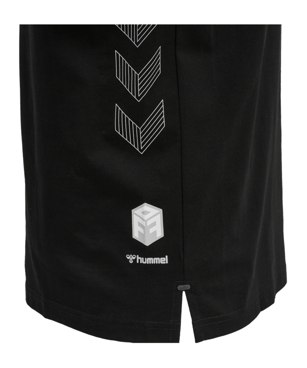 Hummel Move Grid T-Shirt Schwarz F2001 - schwarz