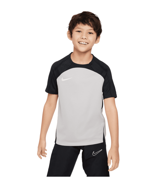 Nike Strike III Trikot Kids Grau Schwarz F052 - grau