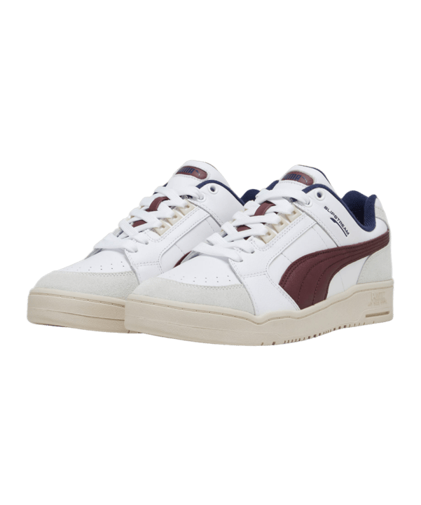 PUMA Slipstream Lo Retro Weiss Rot Blau - weiss