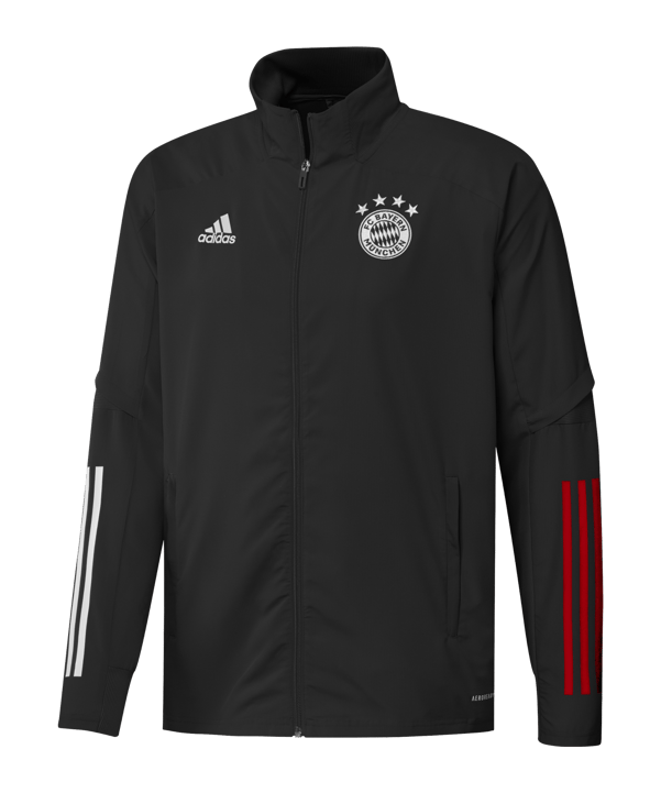 adidas FC Bayern München Präsentationsjacke - schwarz