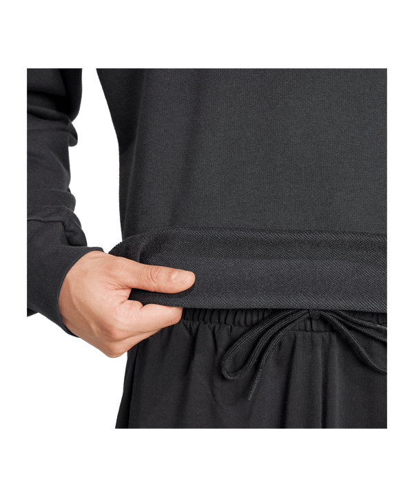 adidas Essentials 3 Stripes Sweatshirt Schwarz - schwarz