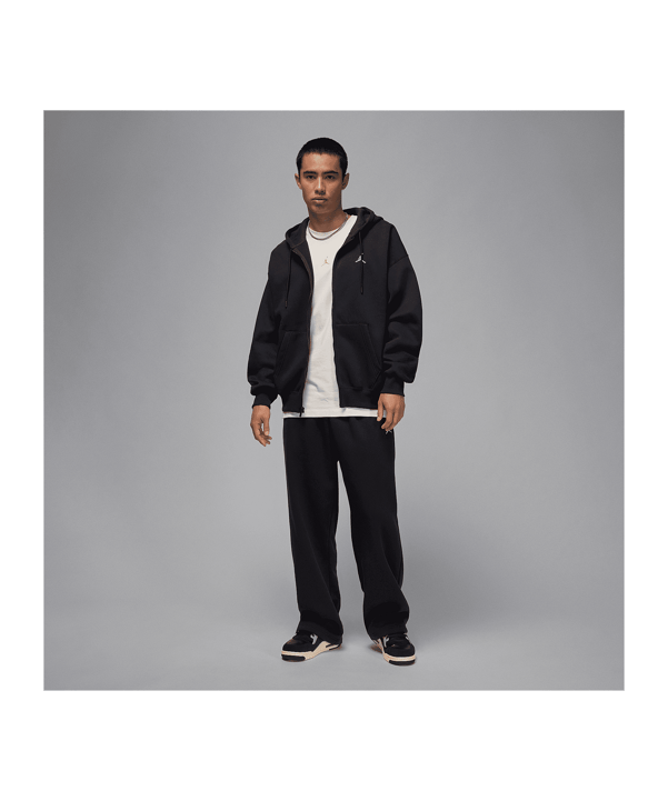 Jordan Brooklyn Fleece Oversized Kapuzenjacke Schwarz F010 - schwarz