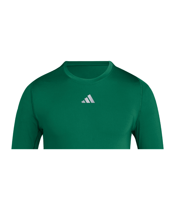 adidas TechFit Longsleeve T-Shirt Grün - gruen