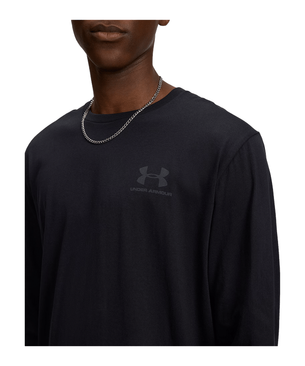 Under Armour Sportstyle Manica Lunga Nero C002 - nero