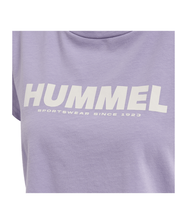 Hummel hmlLEGACY Cropped T-Shirt Damen Lila F3306 - lila